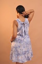 Forest wrap pattern flowy Dress