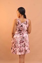 Floral pattern flowy dress