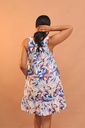 Ocean pattern flowy Dress