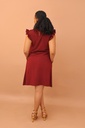 Ruffle sleeve Dress