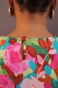 Color Storm Pattern Maxi Dress