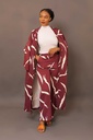 Pattern Wide Leg Pant Plume