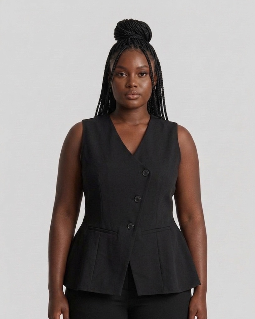 Asymmetric Waistcoat