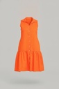 Cotton Sleeveless Shirt Dress