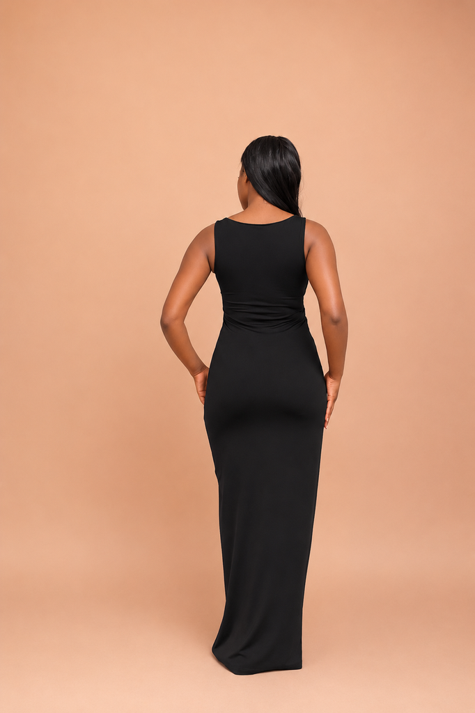 Skin Lowneck Maxi Dress