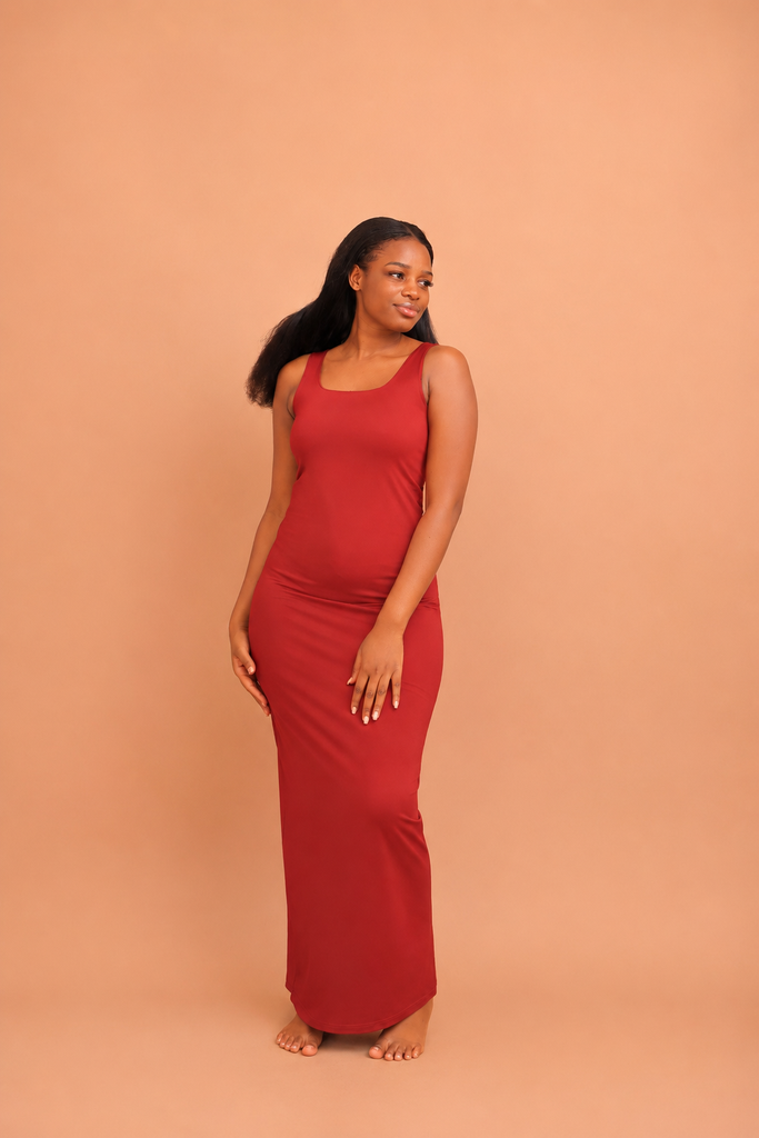 Skin Lowneck Maxi Dress