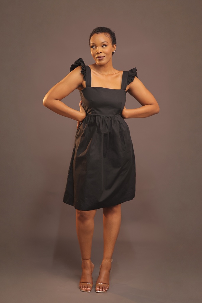 Solana Open-Back Short Dress