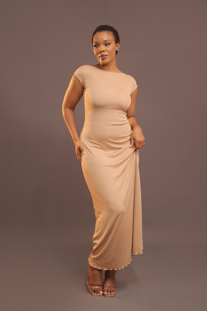 Cap sleeve Knit Maxi