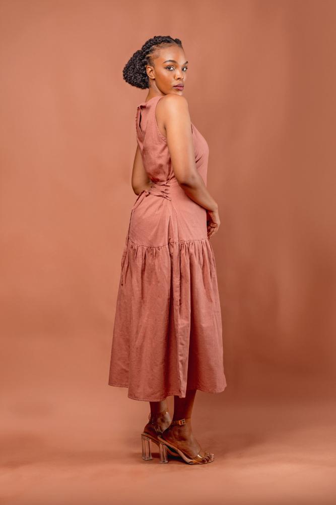 100% Cotton Drop-waist Dress