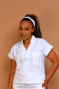 100% Cotton Cropped Button Shirt