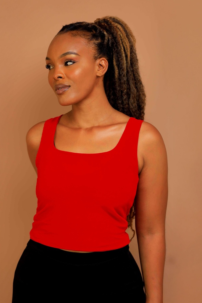 Basic Top Low Neck