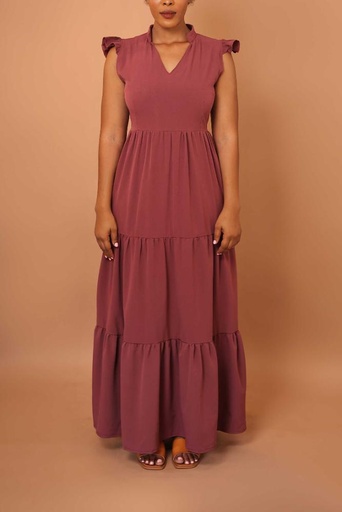 Spring Maxi Dress (Pink, XS)