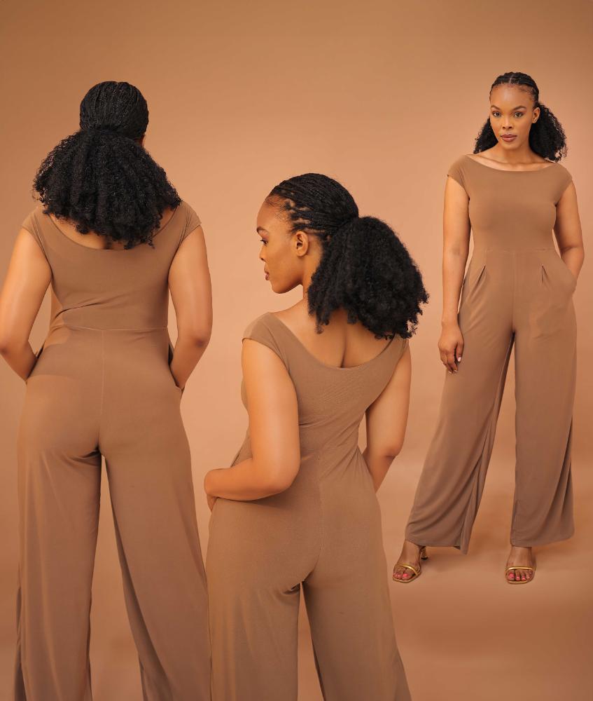 Skin Drop back jumpsuit