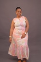 Blush Pattern Maxi Dress