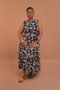Floral Pattern Maxi Dress
