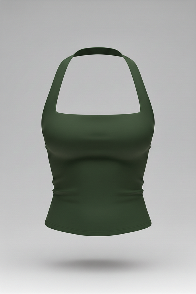 Basic top Halter Neck