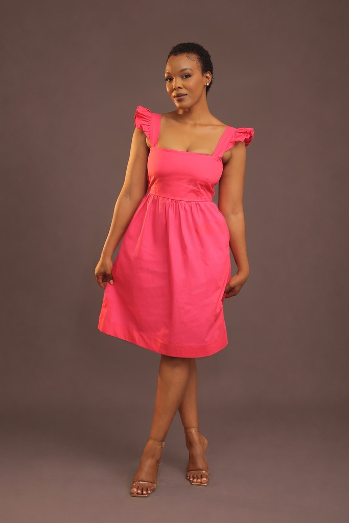 Solana Open-Back Short Dress