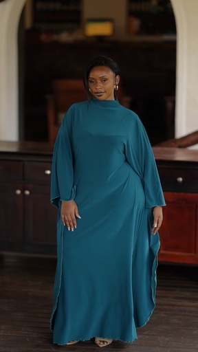 Skin High Neck Kaftan