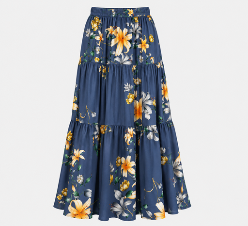 Floral Caribbean Skirt