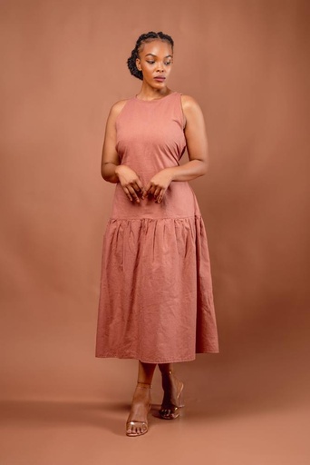 100% Cotton Drop-waist Dress