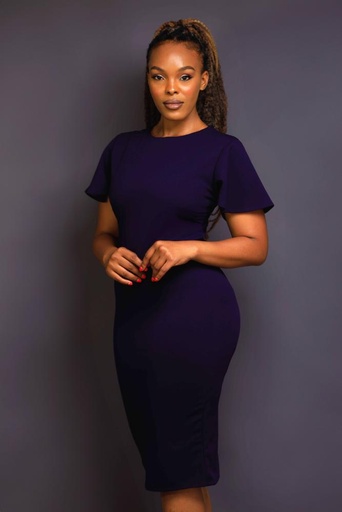Office Dress with Ruffles 
