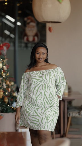 Off shoulder Shift Dress